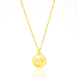 Colar de Signos Medalhas Banhado a Ouro 18K