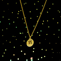 Colar de Signos Medalhas Banhado a Ouro 18K