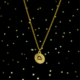 Colar de Signos Medalhas Banhado a Ouro 18K