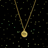 Colar de Signos Medalhas Banhado a Ouro 18K