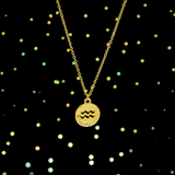 Colar de Signos Medalhas Banhado a Ouro 18K