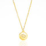 Colar de Signos Medalhas Banhado a Ouro 18K