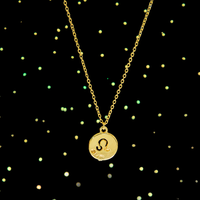 Colar de Signos Medalhas Banhado a Ouro 18K