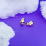 [PRESENTE] Brinco Hailey Gota P - Banhado a Ouro 18k
