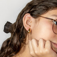 [PRESENTE] Brinco Hailey Gota P - Banhado a Ouro 18k