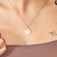 Colar de Signos Medalhas Banhado a Ouro 18K