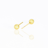 Brinco Pino Com Bolinha Dourado