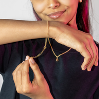 Pulseira Elo Português Banhado