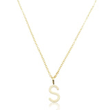 Colar Inicial Letra - Banhado a Ouro 18k