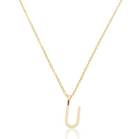 Colar Inicial Letra - Banhado a Ouro 18k
