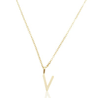 Colar Inicial Letra - Banhado a Ouro 18k