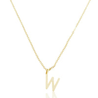 Colar Inicial Letra - Banhado a Ouro 18k