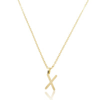 Colar Inicial Letra - Banhado a Ouro 18k
