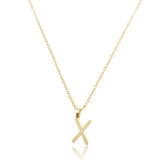 Colar Inicial Letra - Banhado a Ouro 18k