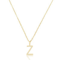 Colar Inicial Letra - Banhado a Ouro 18k