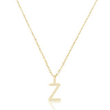 Colar Inicial Letra - Banhado a Ouro 18k